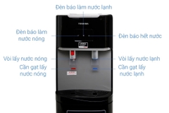 Cây nước uống nóng lạnh Toshiba RWF-W1669BV(K1)