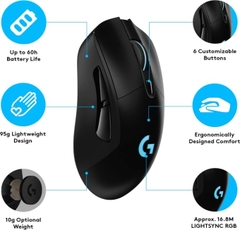 Chuột không dây Logitech G703 Hero Lightspeed