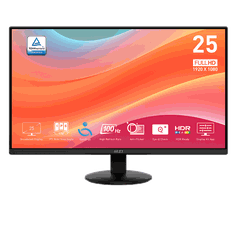 Màn Hình MSI Pro MP252L 25 inch – IPS Full HD, 100Hz, Chống Nháy, Bảo Vệ Mắt