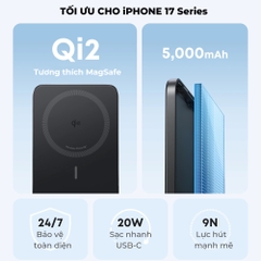 Pin Sạc Dự Phòng Anker Nano 5000mAh A1665 MagGo Slim