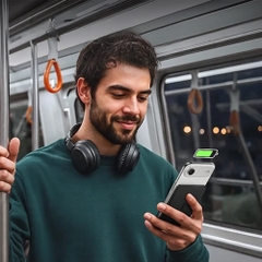 Pin Sạc Dự Phòng Anker Nano 5000mAh A1665 MagGo Slim