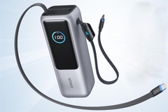 Pin Dự Phòng Anker 25.000mAh 165W Tích Hợp Cáp Rút Gọn A1695