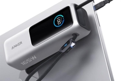 Pin Dự Phòng Anker 25.000mAh 165W Tích Hợp Cáp Rút Gọn A1695