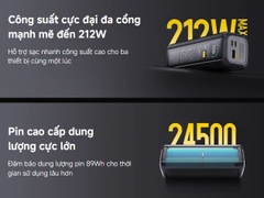 Pin Sạc Dự Phòng Xiaomi 212W HyperCharge Power Bank 24500mAh – Sạc Nhanh PD 3.1, Màn Hình Màu