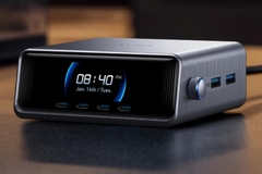 Trạm sạc 6 cổng 4C2A GaN 250W Smart LED Display Desktop Charging Station Anker A2345