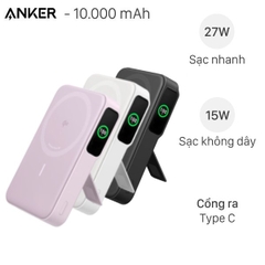 Pin dự phòng Anker MagGo 1C 15W 10000mAh A1654