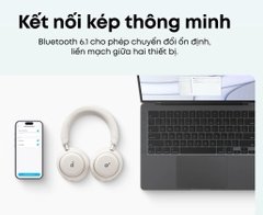 Tai Nghe Chụp Tai Không Dây Soundcore Space 2 – Chống Ồn ANC, Pin 70 Giờ, Bluetooth 6.1