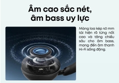 Tai Nghe Chụp Tai Không Dây Soundcore Space 2 – Chống Ồn ANC, Pin 70 Giờ, Bluetooth 6.1