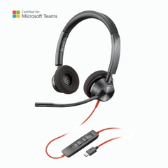 Tai nghe Poly Blackwire 3320 Stereo Microsoft Teams Certified USB-C Headset +USB-C/A Adapter