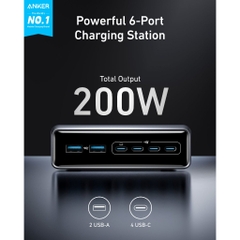 Trạm Sạc Nhanh 4C+2A ANKER Prime 200W A2683