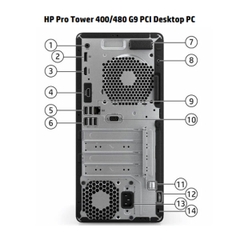 Máy tính đồng bộ HP Prodesk 400 G9 MT (72K96PA) ( i3-12100 | 4GD4 | 256GSSD | Windows 11 Home SL/ ĐEN)