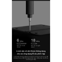 Bộ tô vít điện Xiaomi Electric Precision Screwdrive đa năng cầm tay di động bỏ túi gia đình tiện lợi