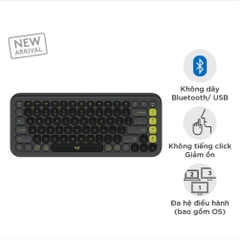 Bàn phím không dây Logitech POP Icon Keys
