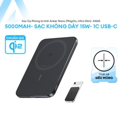 Pin Sạc Dự Phòng Anker Nano 5000mAh A1665 MagGo Slim