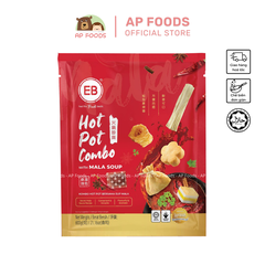 Combo lẩu 5 in 1 kèm súp tứ xuyên EB 600g - Hot Pot Combo with Mala Soup EB 600g - Viên thả lẩu Malaysia