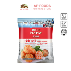 Cá viên vị cá hồi Rich mama 200g - Fish Ball (Salmon Flavoured) Rich Mama 200g - Viên thả lẩu Malaysia