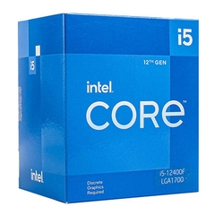 Intel Core i5 12400F Box Chính Hãng (2.50 Up to 4.40GHz | 18MB | 6C 12T | Socket 1700 | Alder Lake | No GPU | 65W)