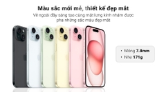 Điện thoại iPhone 15 - Hàng chính hãng VN/A