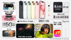 Điện thoại iPhone 15 Plus - Chính hãng VN/A