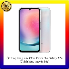Ốp lưng trong suốt Clear Cover cho Galaxy A24