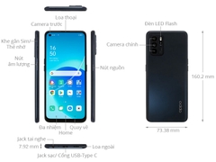 Điện thoại di động Oppo Reno 6Z 5G - Hàng chính hãng