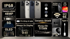 Điện thoại iPhone 15 Pro Max - Hàng chính hãng VN/A