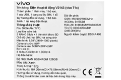 Điện thoại Vivo T1x - Hàng chính hãng