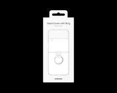 Ốp lưng trong suốt Clear Cover With Ring cho Galaxy Z Flip 4
