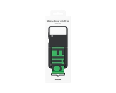 Ốp lưng Silicone Cover with Strap cho Galaxy Z Flip 4