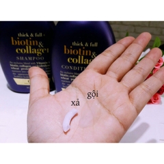 Dầu Xả OGX Biotin & Collagen Làm Dày Tóc 385ml