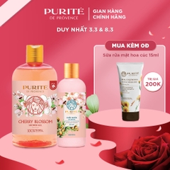 Sữa Tắm Purité Sáng Mịn Da Hương Hoa Anh Đào 850ml