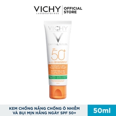 Kem Chống Nắng Vichy Chống Ô Nhiễm & Bụi Mịn Hằng Ngày 50ml