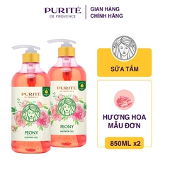 Sữa Tắm Purité Thư Giãn Da Hương Hoa Oải Hương 850ml
