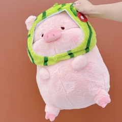 Heo bông đội mũ dưa hấu