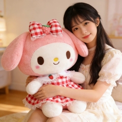 gấu bông Melody váy hồng