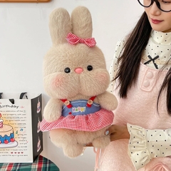 Gấu bông thỏ váy Happy