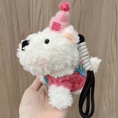 Móc khoá cún trắng Puppy iu