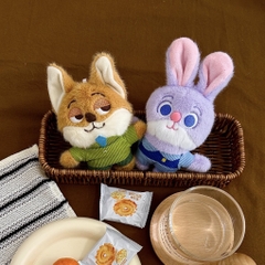 Móc khoá cáo thỏ Nick & Judy