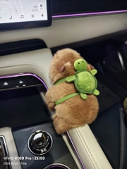 Vòng tay chuột lang capybara đeo ba lô rùa