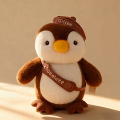 Gấu bông chim cánh cụt nâu 30cm