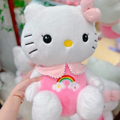 Gấu bông Hello Kitty cầu vồng