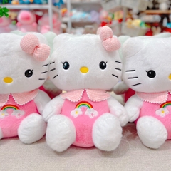Gấu bông Hello Kitty cầu vồng