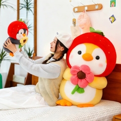 Chim cánh cụt ôm hoa