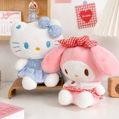 Hello kitty váy xanh dương 40cm