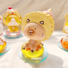 Decor Mèo đội bánh kẹo Summer Cat