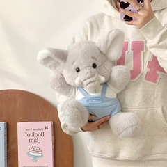 Gấu bông voi xám mặc yếm 32cm