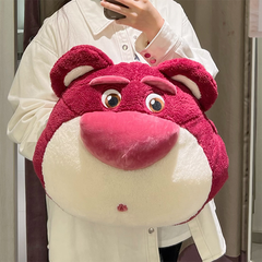 Gấu bông ủ tay kèm chăn Lotso cao cấp 3 in 1