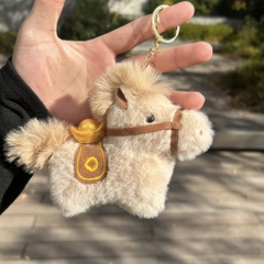 Móc khoá ngựa cõng vàng may mắn 2026