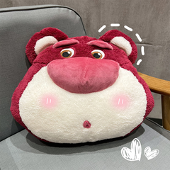 Gấu bông ủ tay kèm chăn Lotso cao cấp 3 in 1