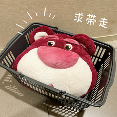 Gấu bông ủ tay kèm chăn Lotso cao cấp 3 in 1